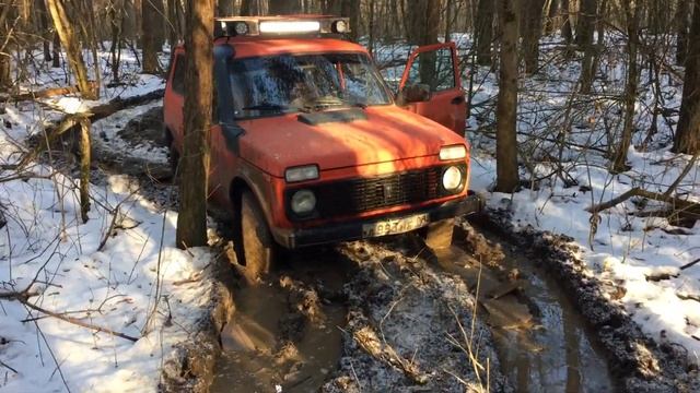 Нива тест на бездорожье часть.2
