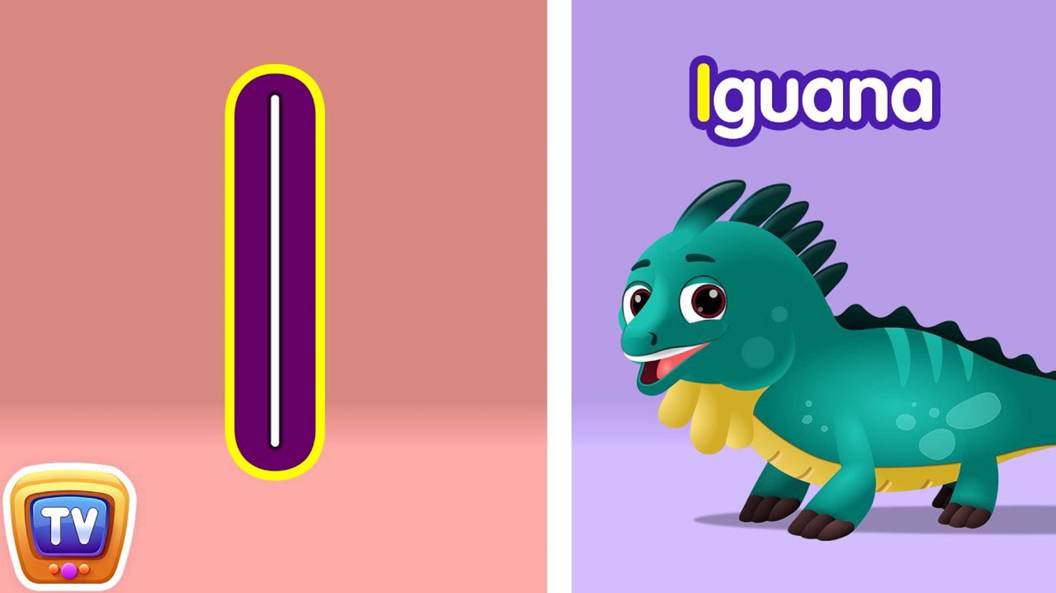 Tracing Uppercase and Lowercase Letters - Letter Ii and Letter Jj - ChuChuTV Toddler Learning Vid