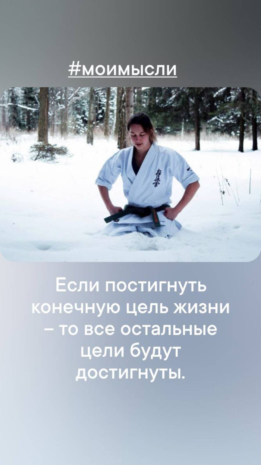 Если постигнуть конечную цель , то все остальные будут достигнуты.