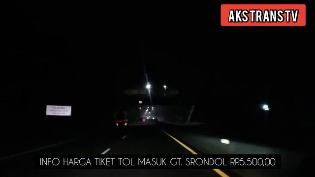 Detik Detik Masuk Gerbang Tol Srondol || Info Tiket Masuk Terbaru GT. Srondol || Jasa Marga Semaran