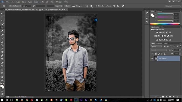 Camera Raw Editing Tutorial | Black Portrait editing