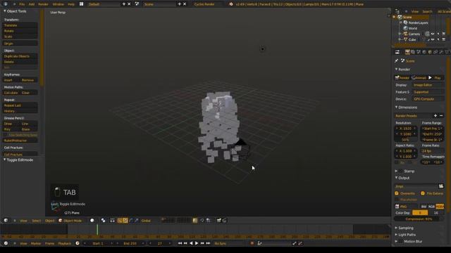 Blender 3D Quick Hack : Cycles Billboard Particles