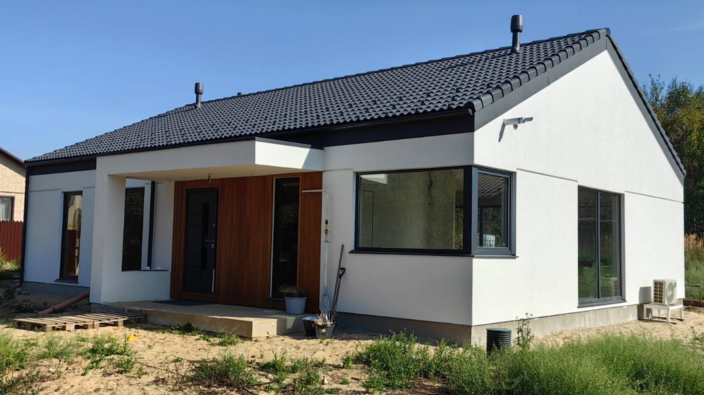 Kampadom Проект Luna130 исполнение CLT пнели, каркас prefab Kampadom. Калуга.