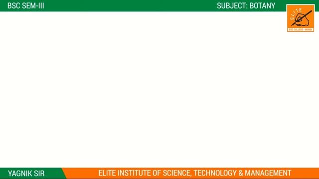 BSC SEM 1 ll BOTANY ll UNIT 2 ll LECTURE 8