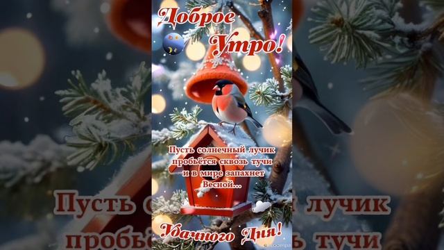 🎀Доброе утро 💖Желаю счастья и добра и настроения с утра 😊💝