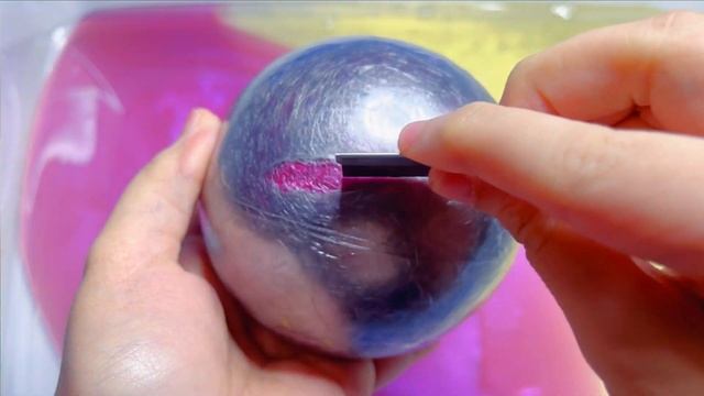 ASMR ✨Tape Ball Cutting, Spraying from inside the ball | Relaxing & Satisfying Video