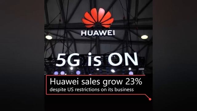 TextToMp3 News:Huawei sales grow 23% despite US restrictions on its business.