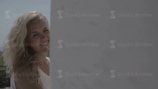 Beautiful happy girl smiling