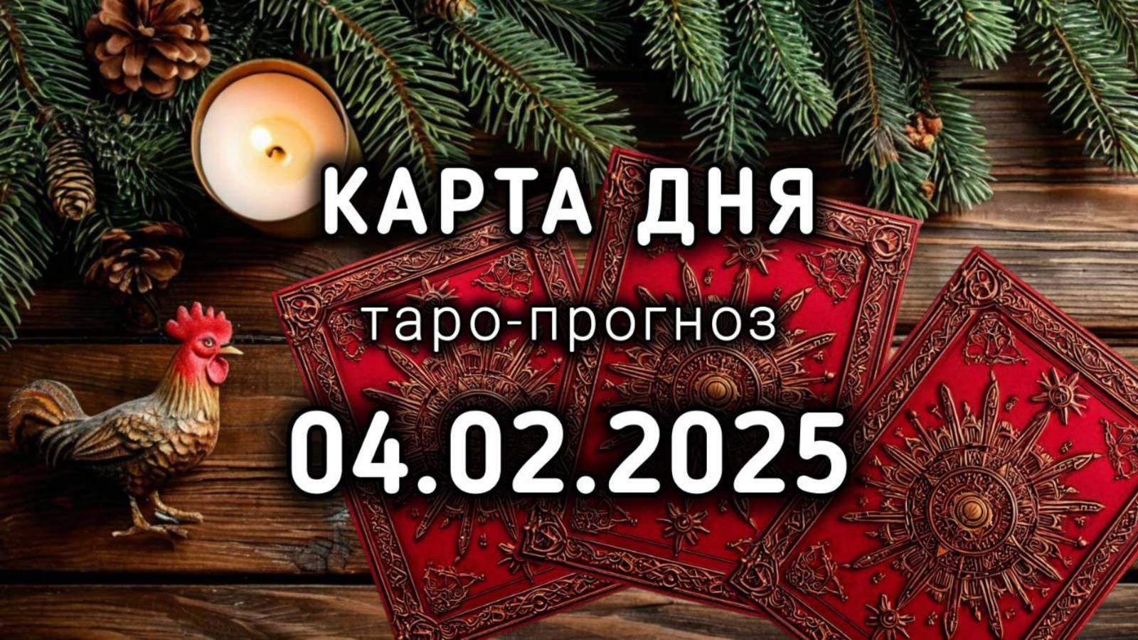КАРТА ДНЯ 4 февраля ТАРО прогноз 7 лунный день ПЕТУХ Расклад Совет Интуиция Подсознание Энергетика