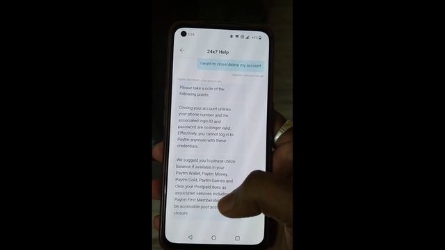 How to Delete Paytm account telugu