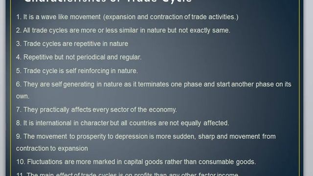 Business Cycle, Trade Cycle, Economics