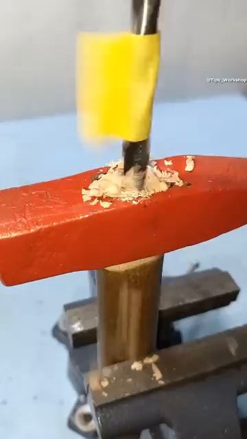 Unique Hammer Handle Making Tips and Tricks that Work Extremely well #shorts #di