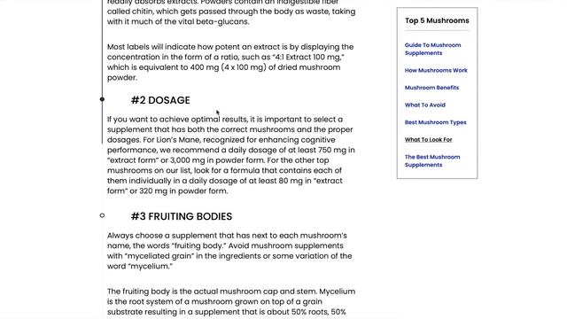How to Pick the Best Mushroom Product