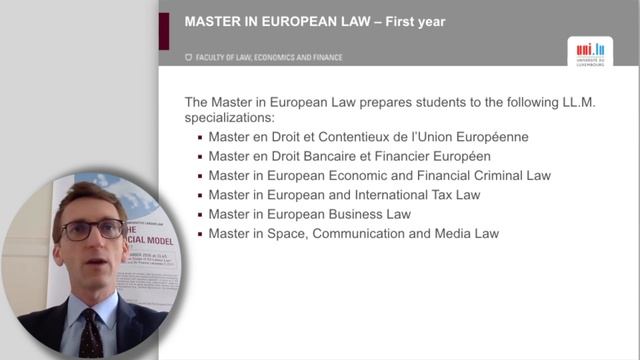 Master in European Law