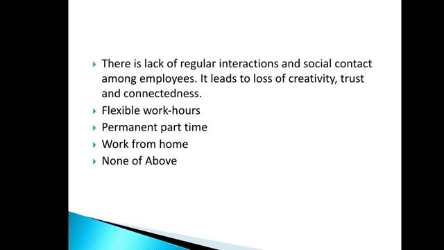 Emerging trends in Human Resources | MCQ | Business Studies ISC | Chapter 13