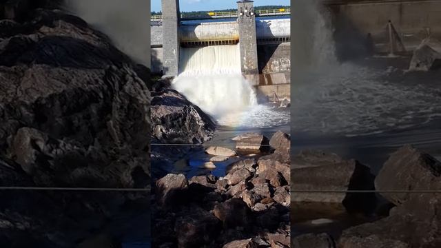 Пуск воды в Imatrankoski (02.07.2016)