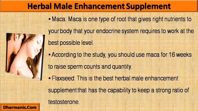Herbal Male Enhancement Supplement, The Natural Solution
