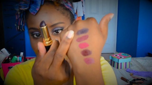 Vampy Lipsticks: Revlon, Mac, OCC, Rimmel, Lime Crime, ETC