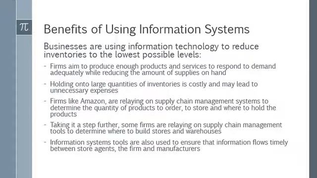 Information Systems Transforming Business