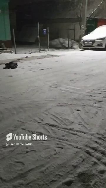 дрит по снегу