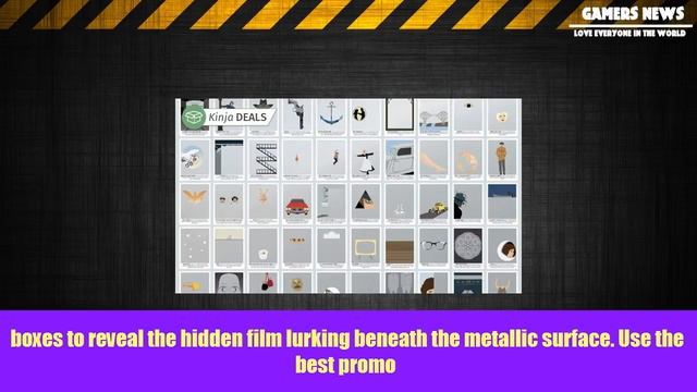 [Gamers News] This awesome poster is basically a scratch-off lottery ticket for your favorite films