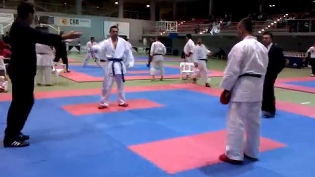 XIX Open Nacional FEUAM semifinal kumite.3gp