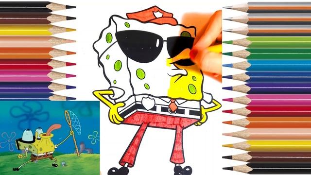 Cartoon Coloring Book | Spongebob SquarePants / Bob Esponja desenho para colorir