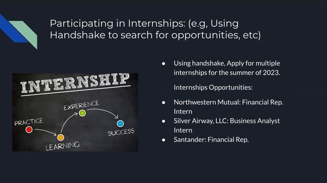 Business Career Timeline: One Year (Presentation)