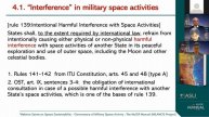 Webinar Series on Space Sustainability: Governance of Military Space Activities