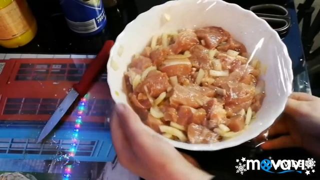 Шашлычки грибные и мясные🍢🍢🍢🍄