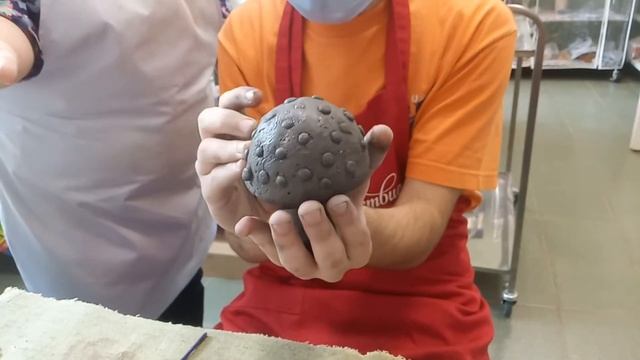Похвастушки.  Грибы из шамота
