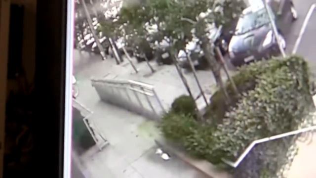 Bike theft caught on security camera Oakland Jack London Square Warehouse Loft area