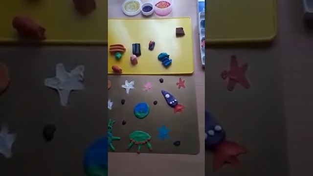 Пластилинография "Космос"