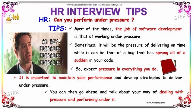 Do You Work Well Under Pressure -6 hr interview videos for freshers and experienced