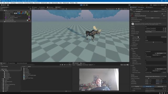 Unity tips #3 Adding Cinemachine freelook camera to player