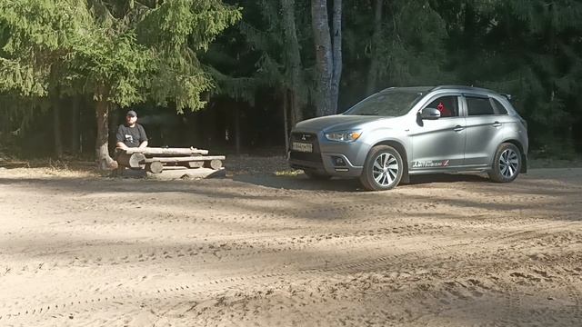 Solo Camping. Одиночный кемпинг. Tea in nature. Чай на природе. Mitsubishi ASX.