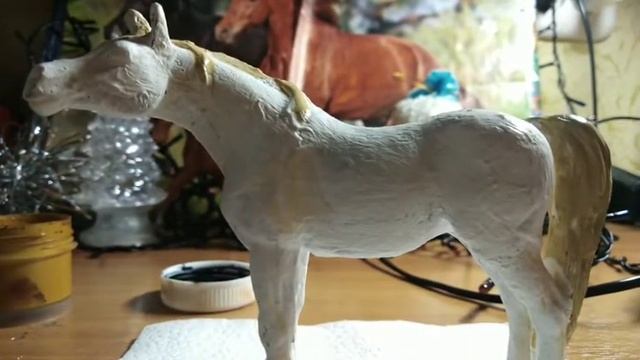 Перекрас кобылы шляйх (Schleich)