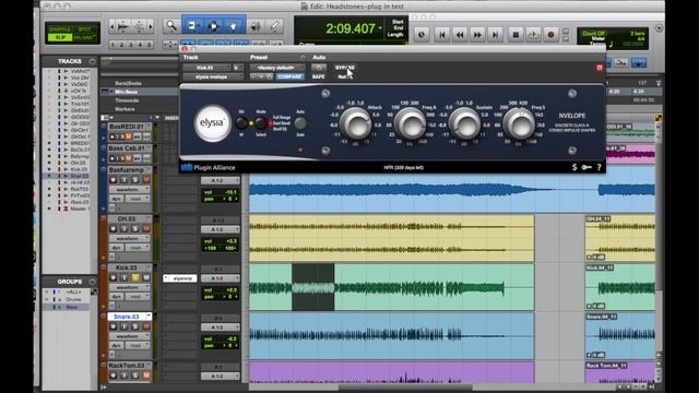 How to get big kick drum sounds with the elysia nvelope