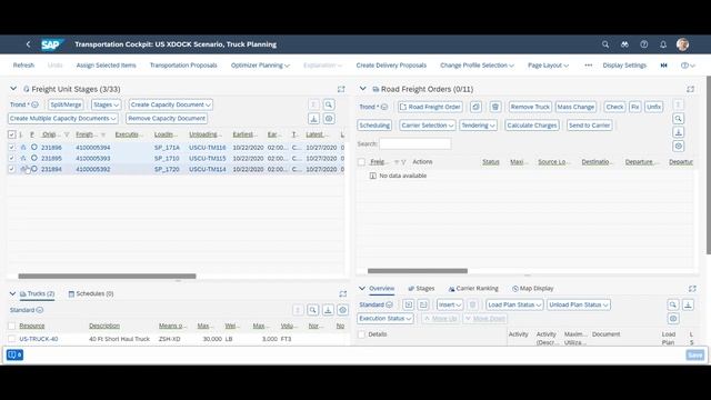 SAP S/4HANA Transportation Management Cross Docking