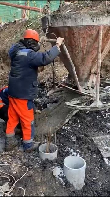 Устройство буронабивных свай