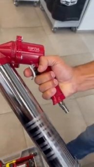 Шприц маслянка пневматичний TOPTUL JJCA1401 короткий огляд