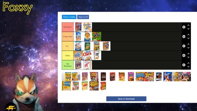 1990s Cereal Tier List