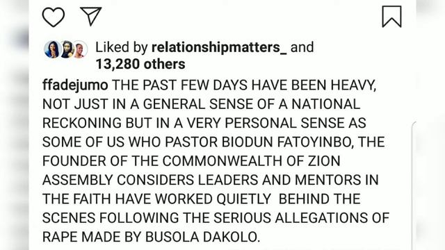 Rev. Funke Felix Adejumo Message To Coza Biodun Fatoyinbo  - Part 9