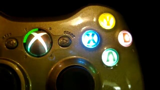 XBOX 360 RAINBOW CHAMELEON & ABXY LED MOD