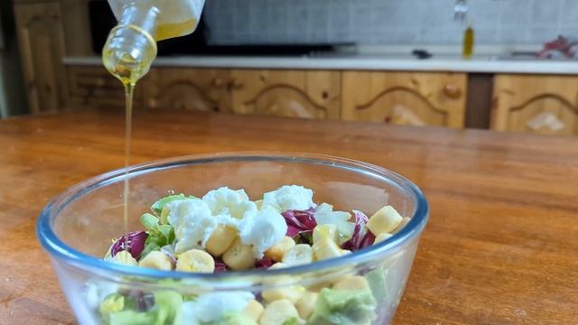 Epic Salad with TRUFFLE OIL and TRUFFLE SALT - Italian Dressing (Quick & Easy) - Cinematic B ROLL