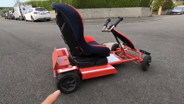 Картинг из гироскутера hyper go kart своими руками