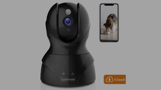 Security Camera WiFi IP Camera - KAMTRON HD Home Wireless Pet Camera with Cloud Storage