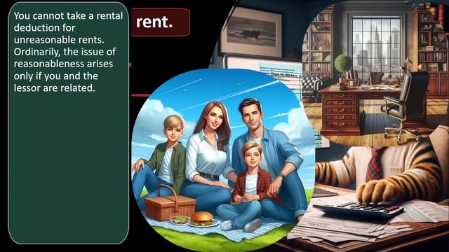 Business Expenses Rent Expense 6725 Tax Preparation 2023-2024