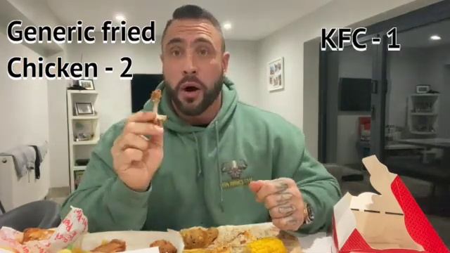 fried chicken VS battle/KFC VS PERI -PERI GRILL/lidl pastries