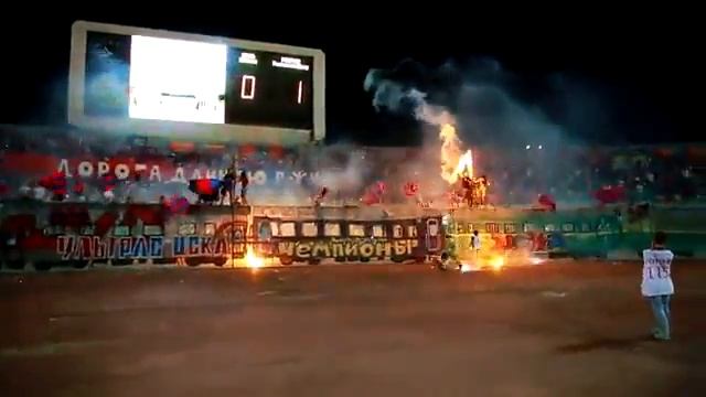 Фанаты ЦСКА в Краснодаре